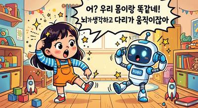 [어드밴싱 AI 2026] AMD가 그린 로봇 해부도, ‘두뇌는 크리아 관절은 징크’ - 어? 우리 몸이랑 똑같네! 뇌가 생각하고 다리가 움직이잖아